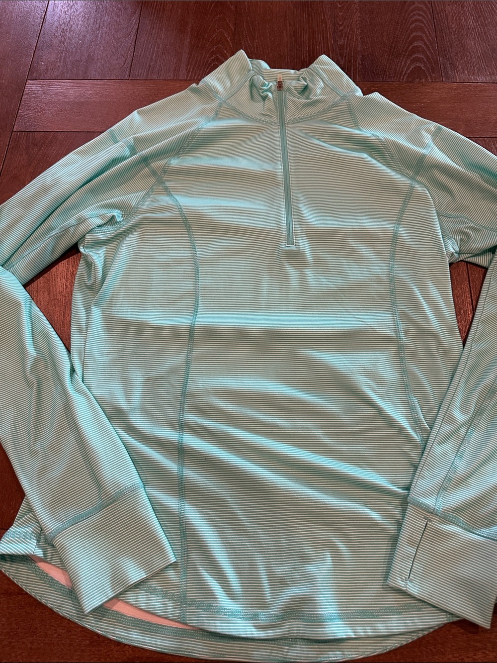 Women’s Aqua Lightweight Long-Sleeve - Half Zip